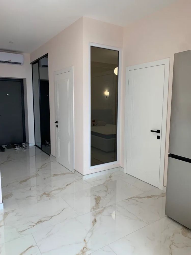 Comfort City Рыбинскийдегі қала көрінісі бар 2 бөлмелі пәтер