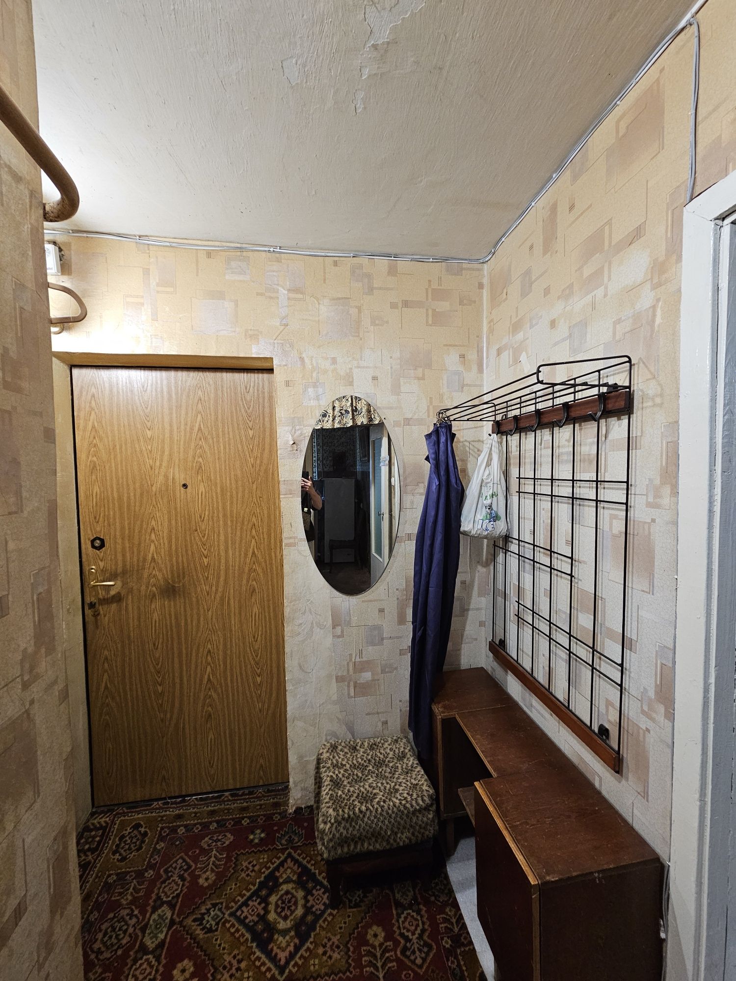 One-room apartment in PZR area, Sumgait Street, first floor with balcony