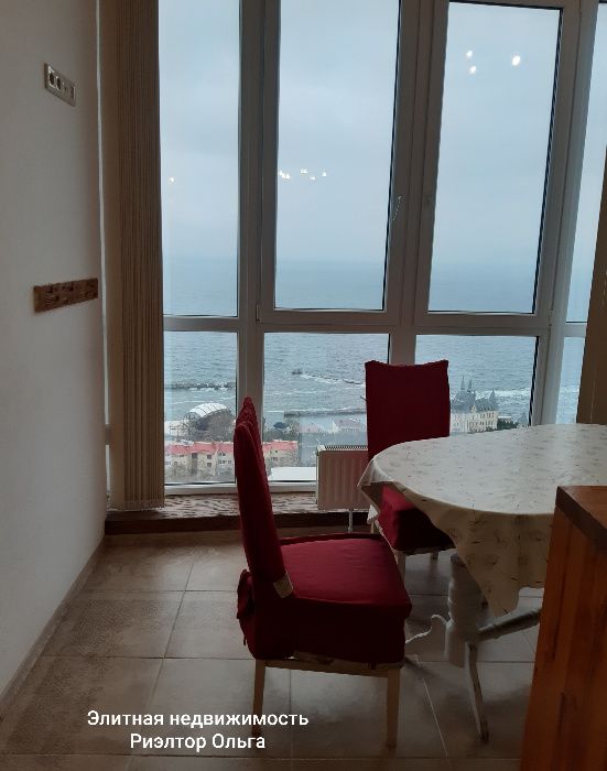 Two-bedroom apartment with panoramic sea view in Ruslana and Lyudmila Complex