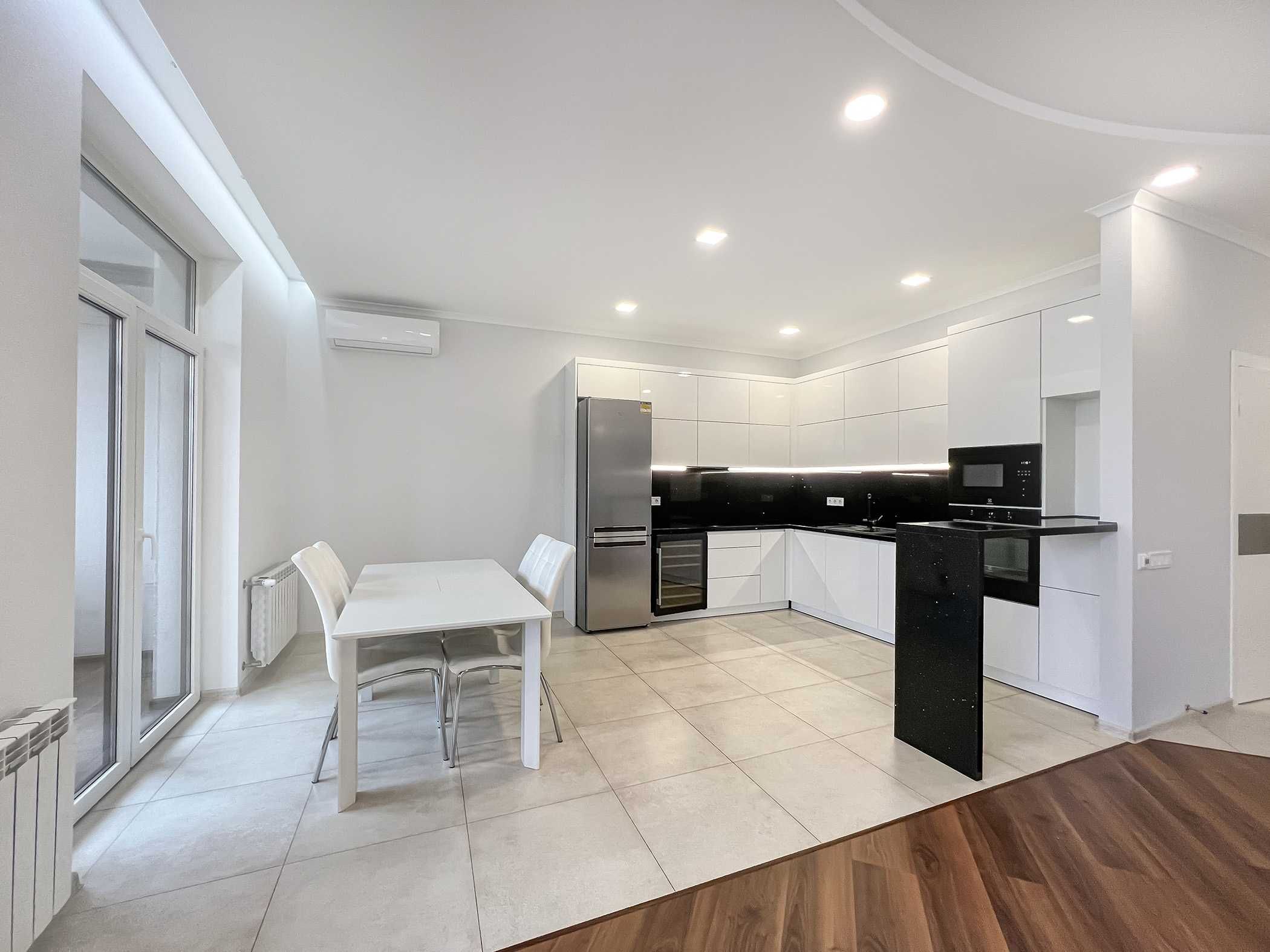Spacious 122 m² apartment in Nobel Homes complex, center of Kyiv