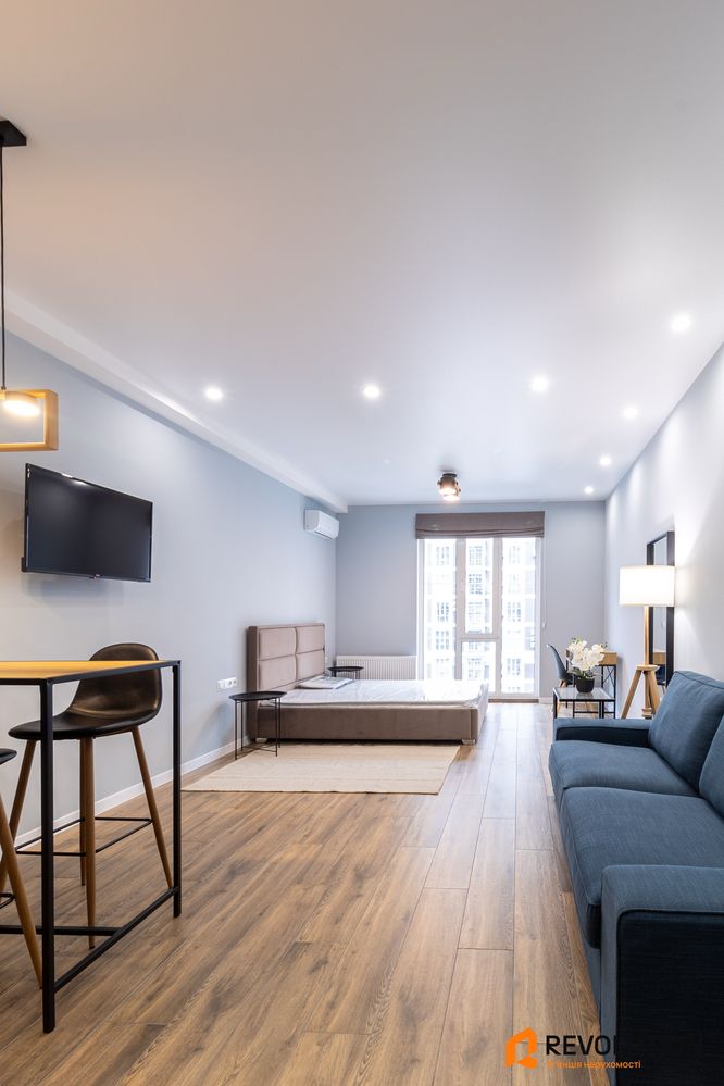 1-Bedroom Studio Apartment in Nova Anglia Complex, Holosiivskyi District