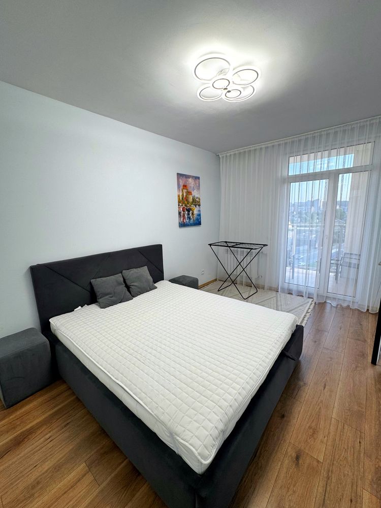 1-bedroom apartment with kitchen-living room in new building