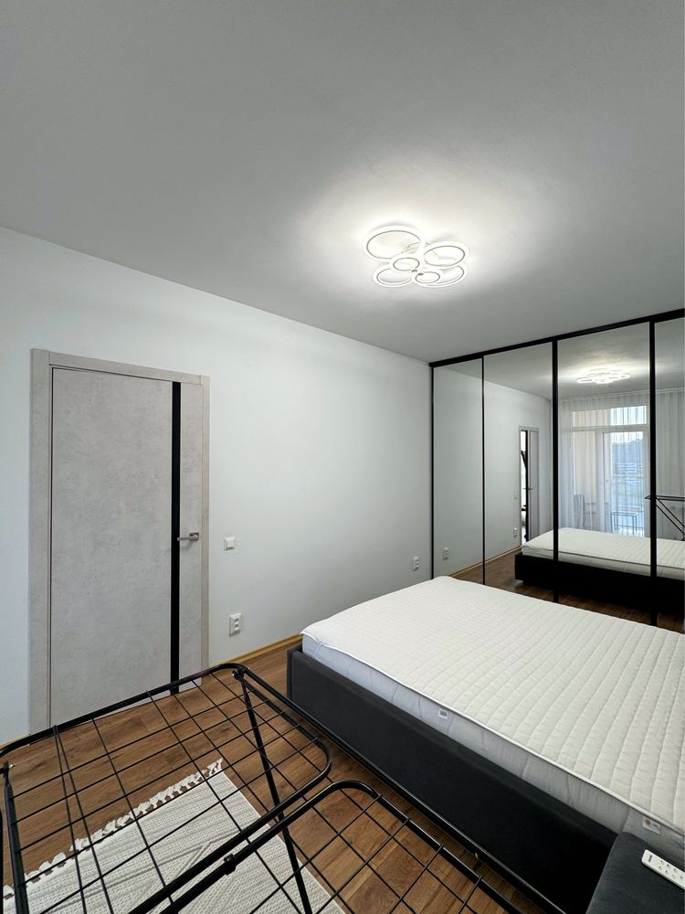 1-bedroom apartment with kitchen-living room in new building