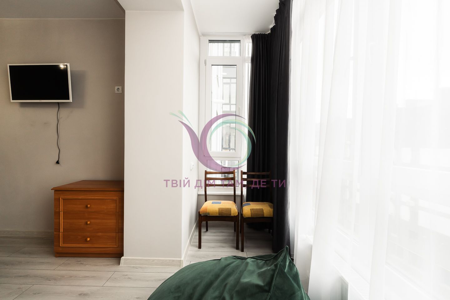1-Bedroom Apartment with Panoramic Windows and Insulated Loggia