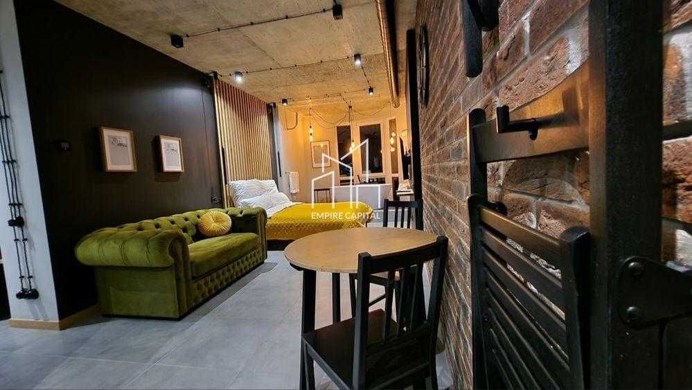 1-Room Apartment with Panoramic Windows and Designer Interior