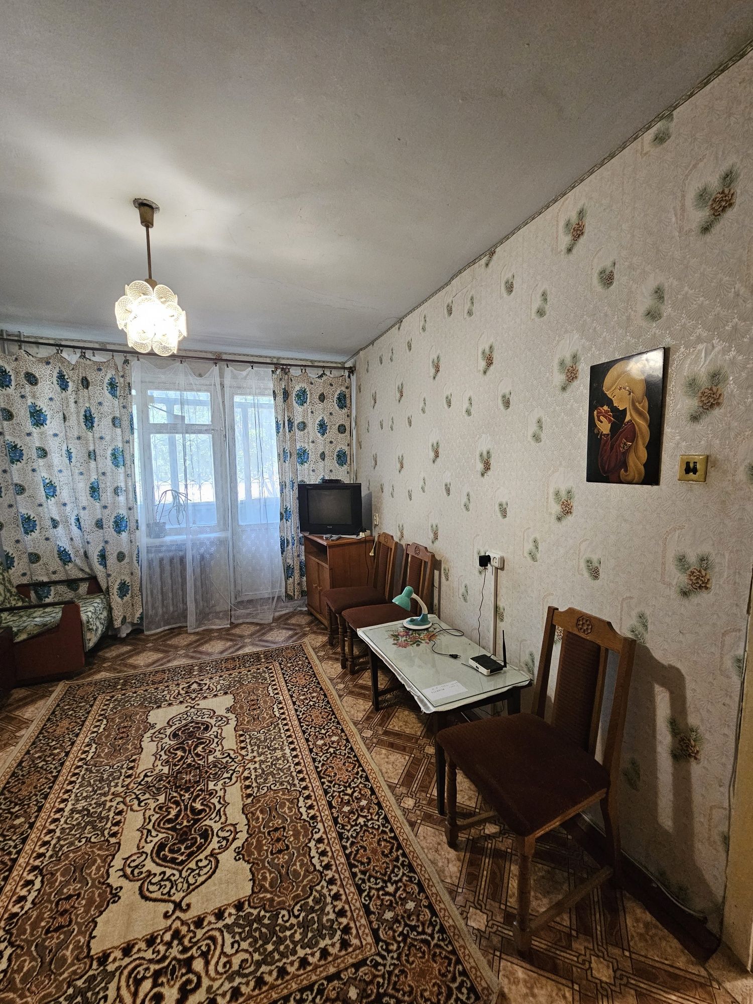 One-room apartment in PZR area, Sumgait Street, first floor with balcony