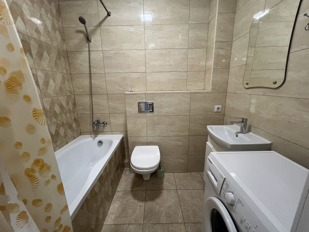 Spacious 1-bedroom apartment with Euro renovation and full furnishing