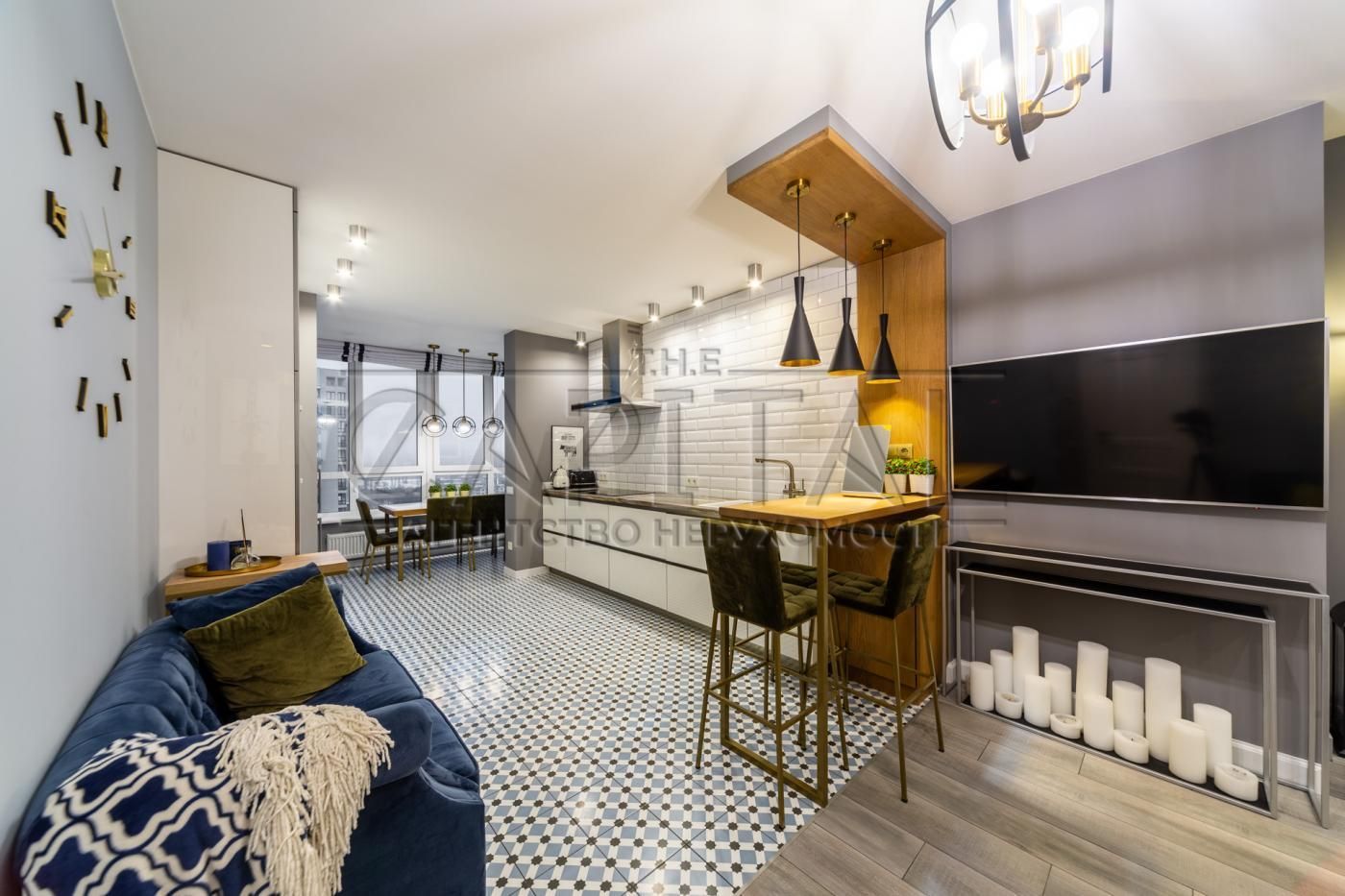 Эксклюзивная 2-комнатная квартира с террасой 24 м² в ЖК Venice, Теремки 2