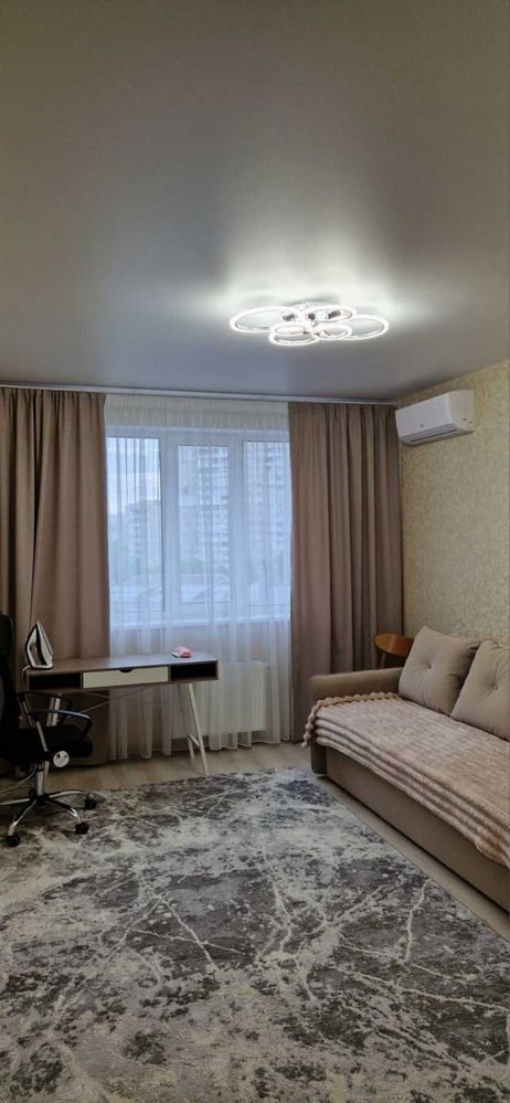 Spacious 2-Room Apartment with Modern Euro Renovation in Kharkiv District