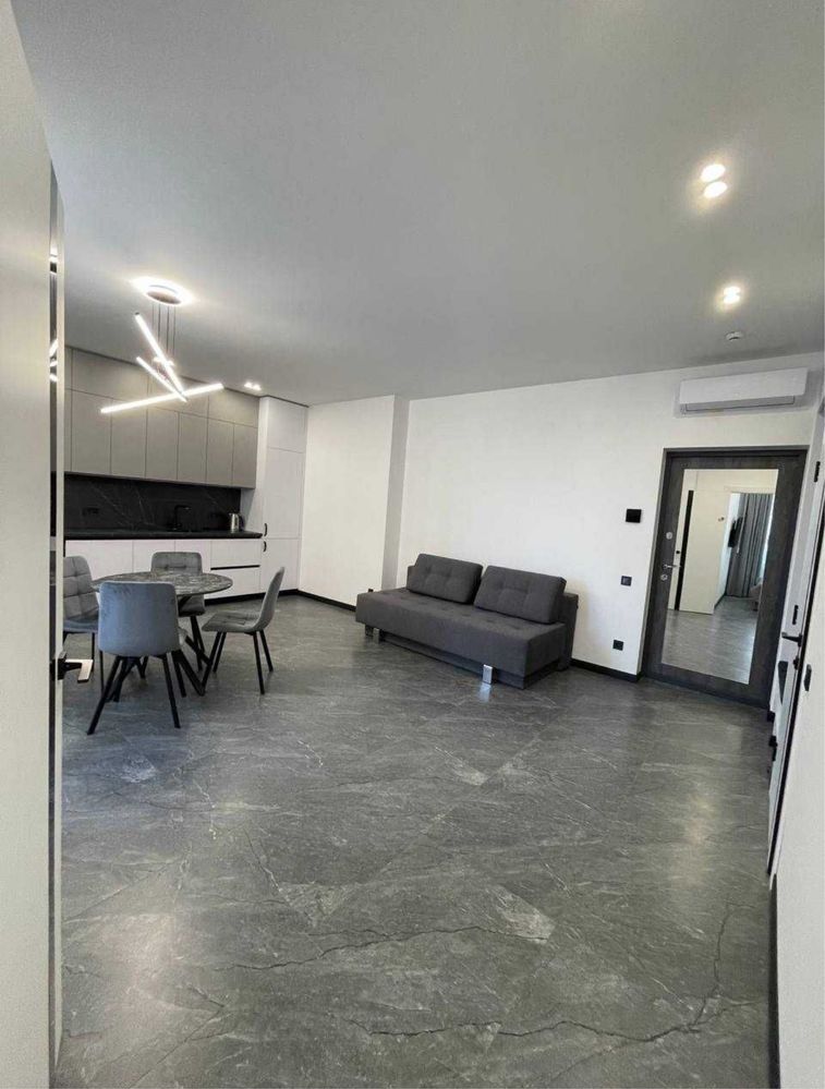 1-Bedroom New Apartment in Rodos Complex with Balcony and Green View