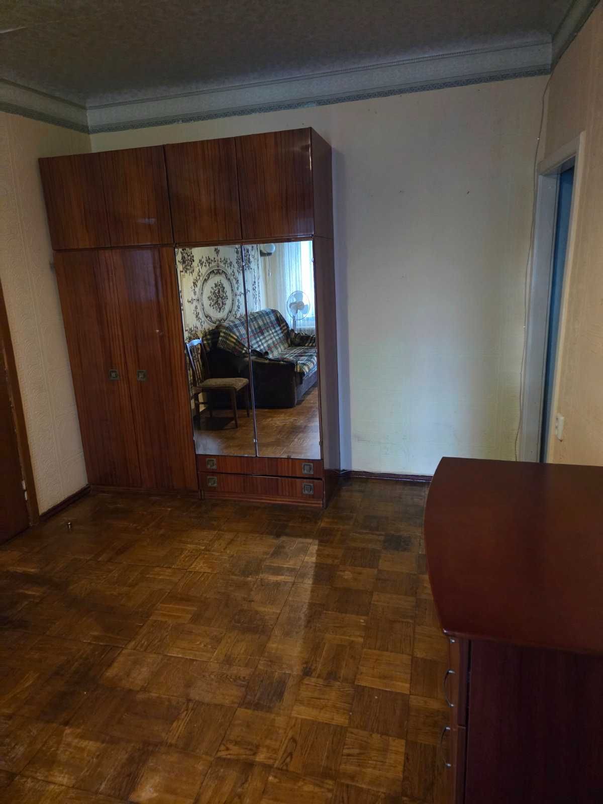 2-Room Apartment in Brick Building, Near Metro and Shopping Centers