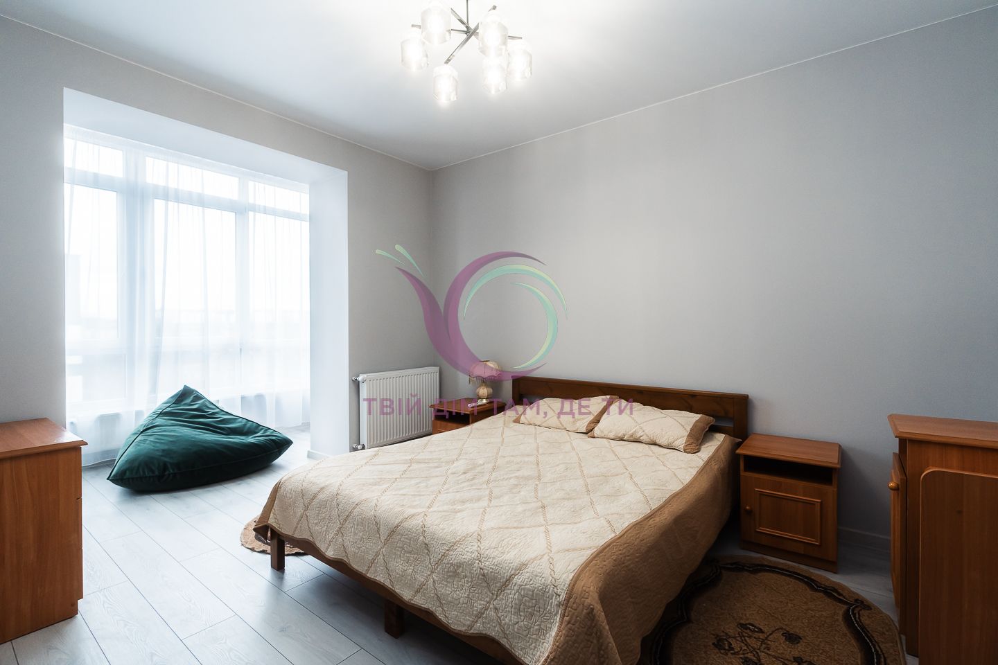 1-Bedroom Apartment with Panoramic Windows and Insulated Loggia