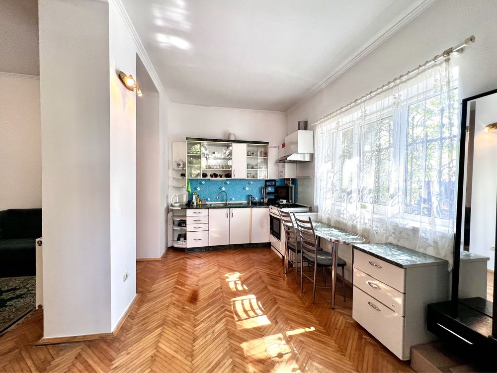 Spacious semi-detached house in historic city center with private yard