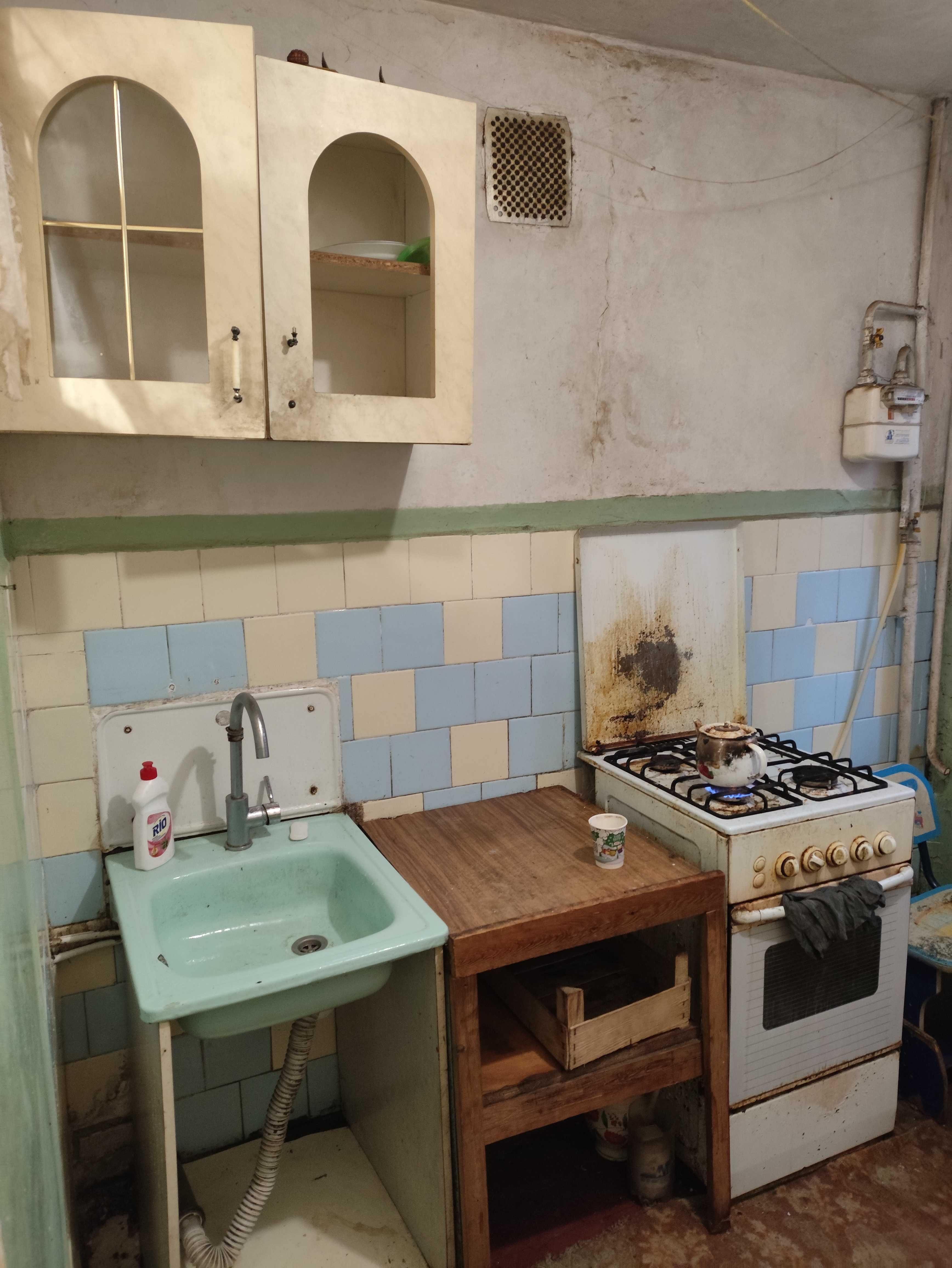 Basic One-Room Apartment Without Hot Water or Heating