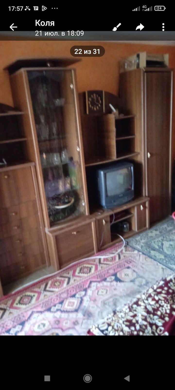 Two Rooms Apartment with Fridge in KRES Area