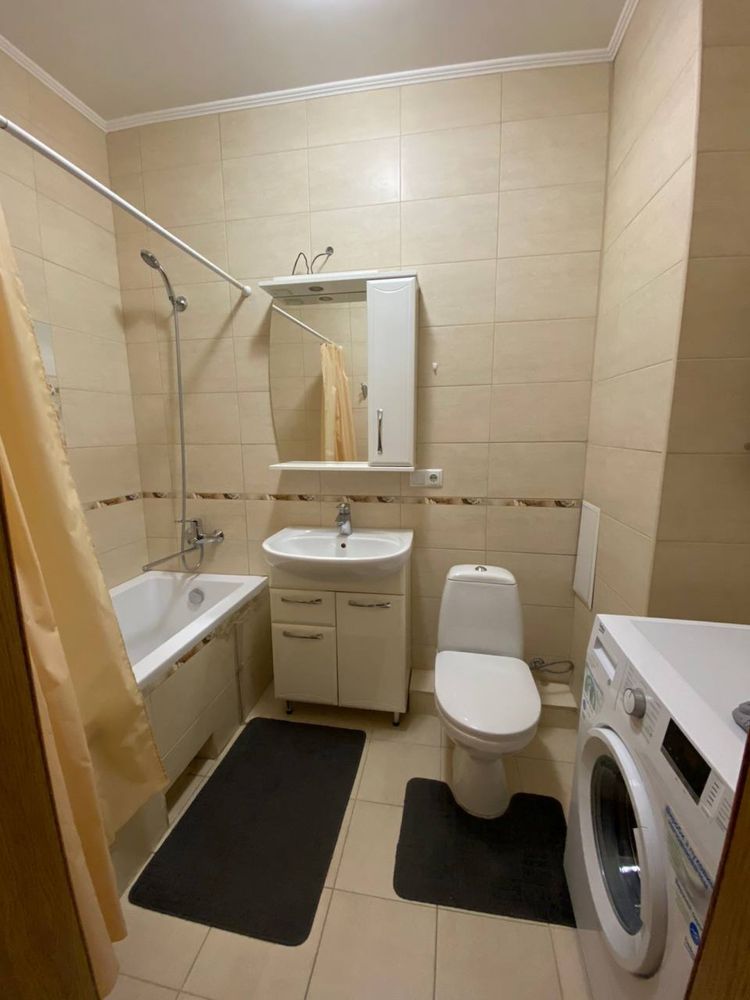 1-bedroom apartment in new building, central location, fully furnished