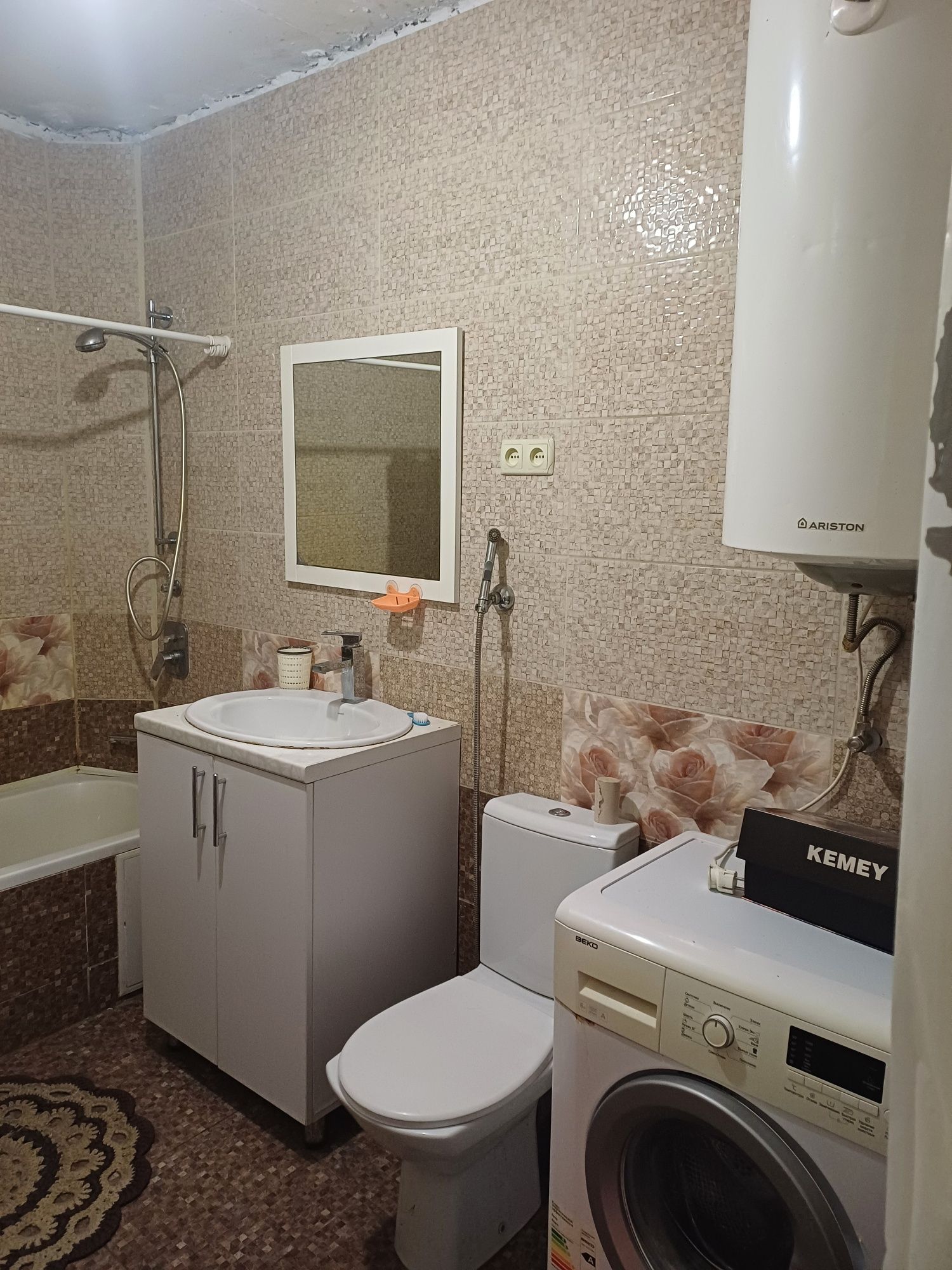 Apartment on the first floor with large kitchen-living room and two small bedrooms
