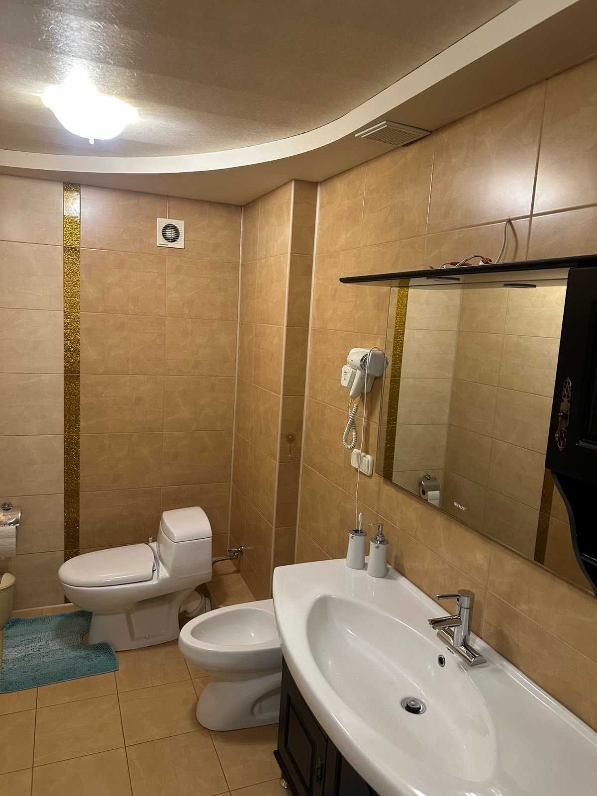 Spacious 3-room apartment with euro renovation and modern amenities