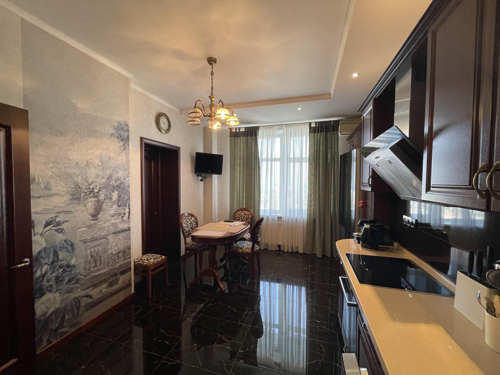 3-Room Apartment with Sea and City View in Galitsky Complex