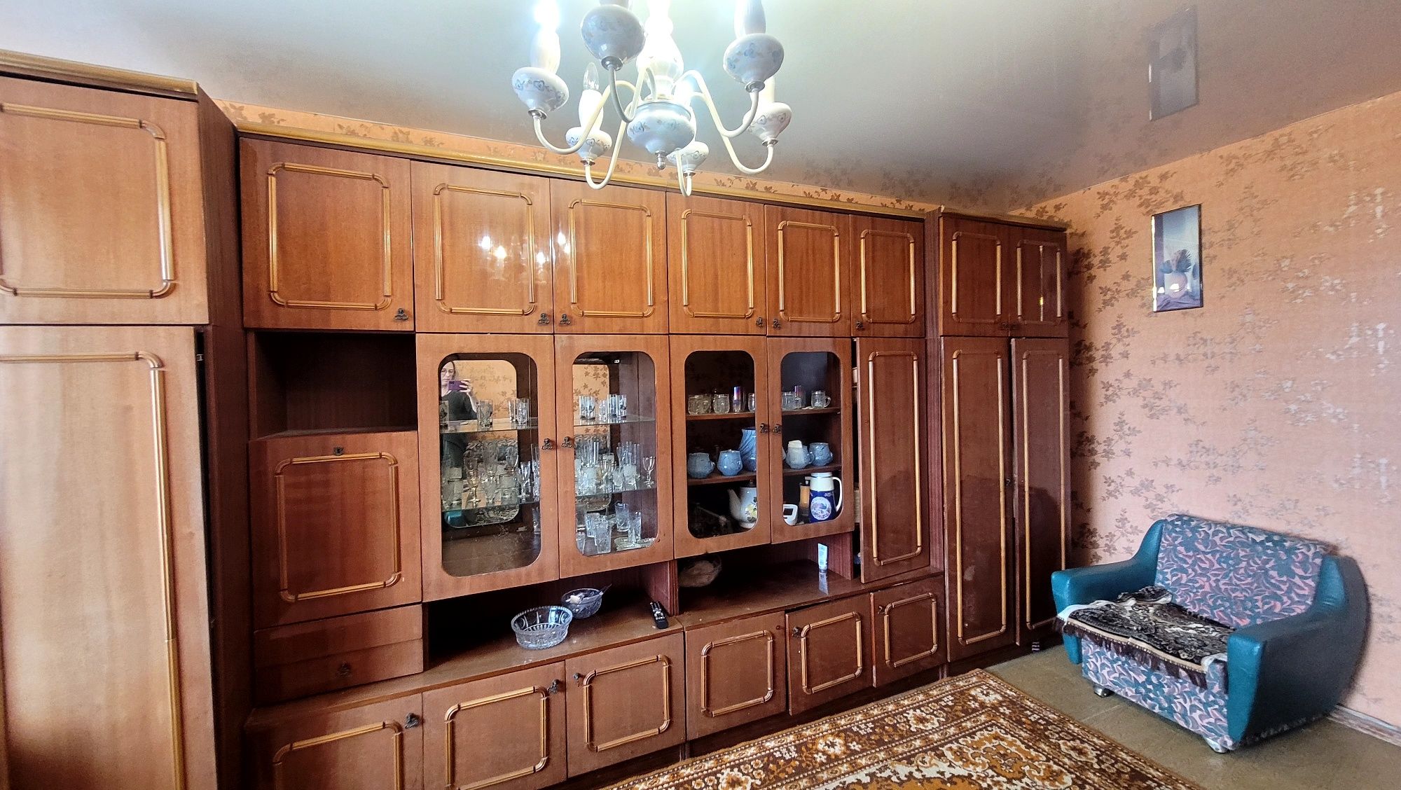 Spacious 2-room apartment near Saltovskoe metro, 7th floor