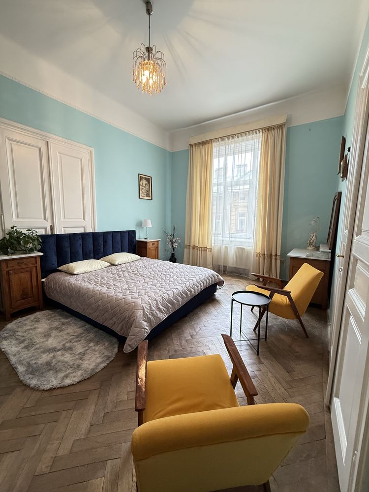 Spacious 3-Room Apartment in Historic Lviv Center with Authentic Austrian Building Features