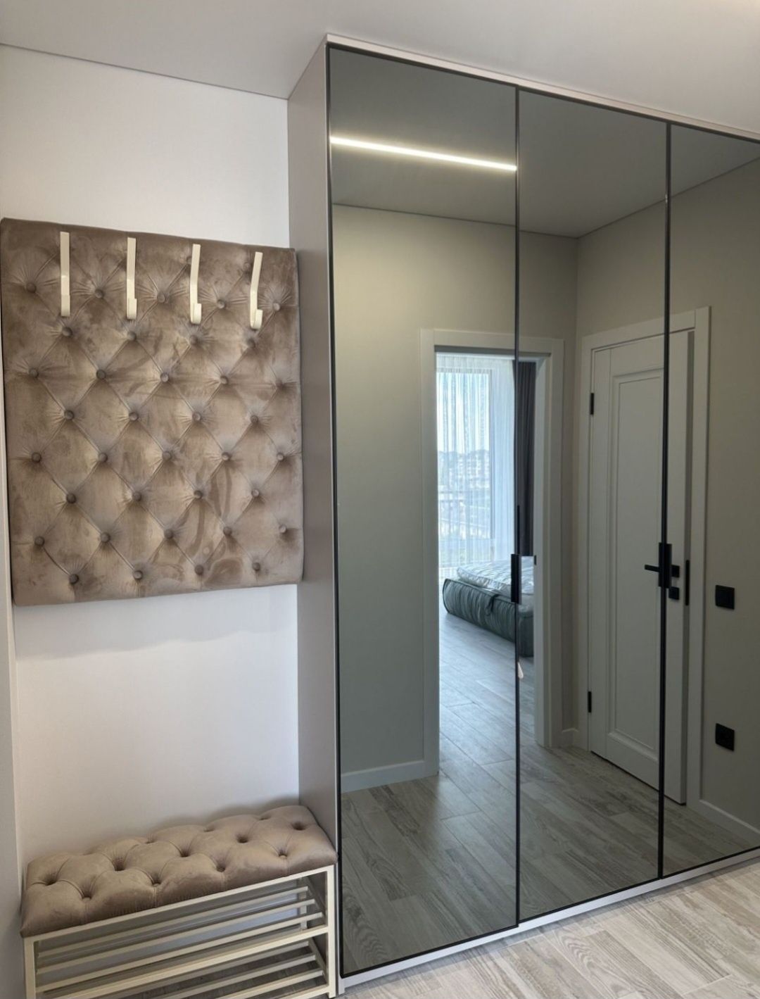 1-bedroom kitchen-studio in new building near Shuvaru market