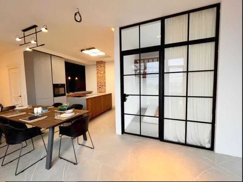 Two-bedroom apartment with terrace in Prostranstvo complex