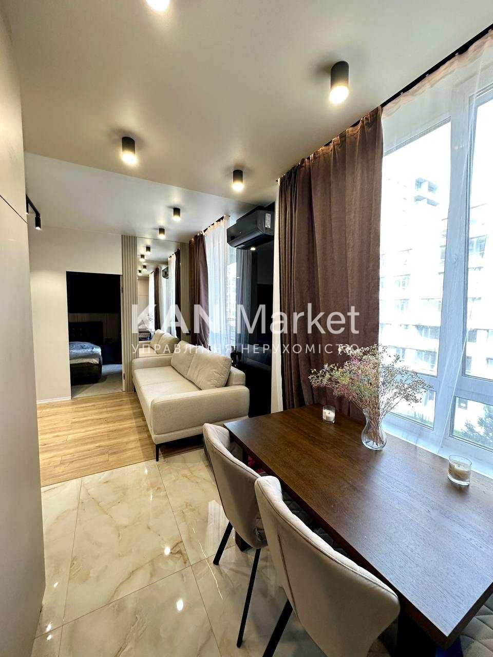 1-Bedroom Apartment in Faina Town Complex with Balcony and City View
