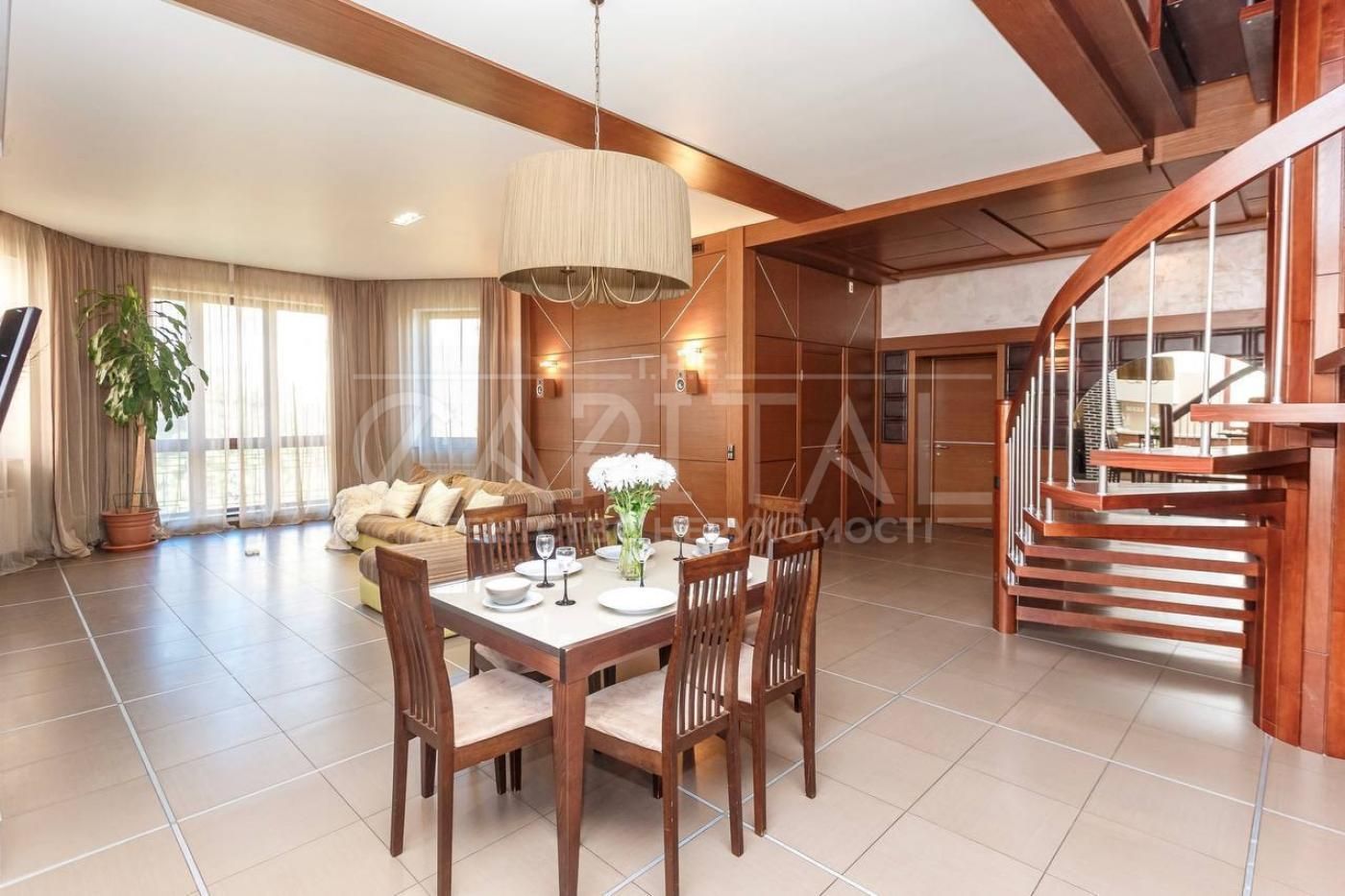 Spacious Two-Story Apartment near Kyiv City Center