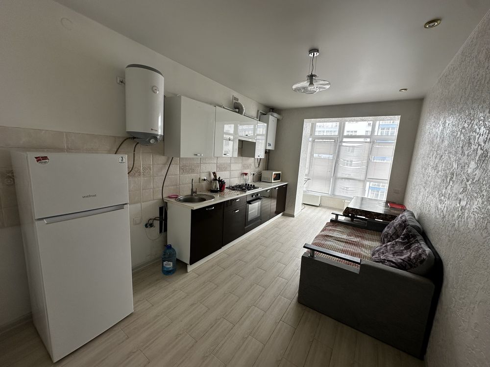 Spacious 1-bedroom apartment in city center with individual gas heating