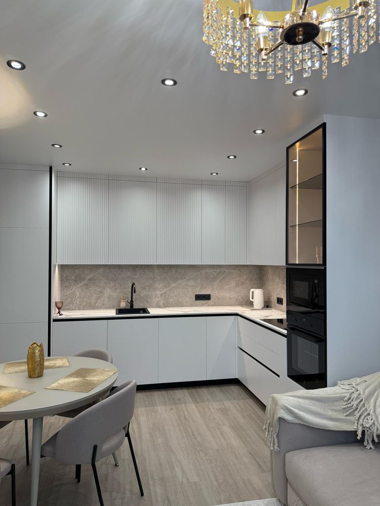 Designer Apartment in Novopecherska Vezha Complex, Pechersk District