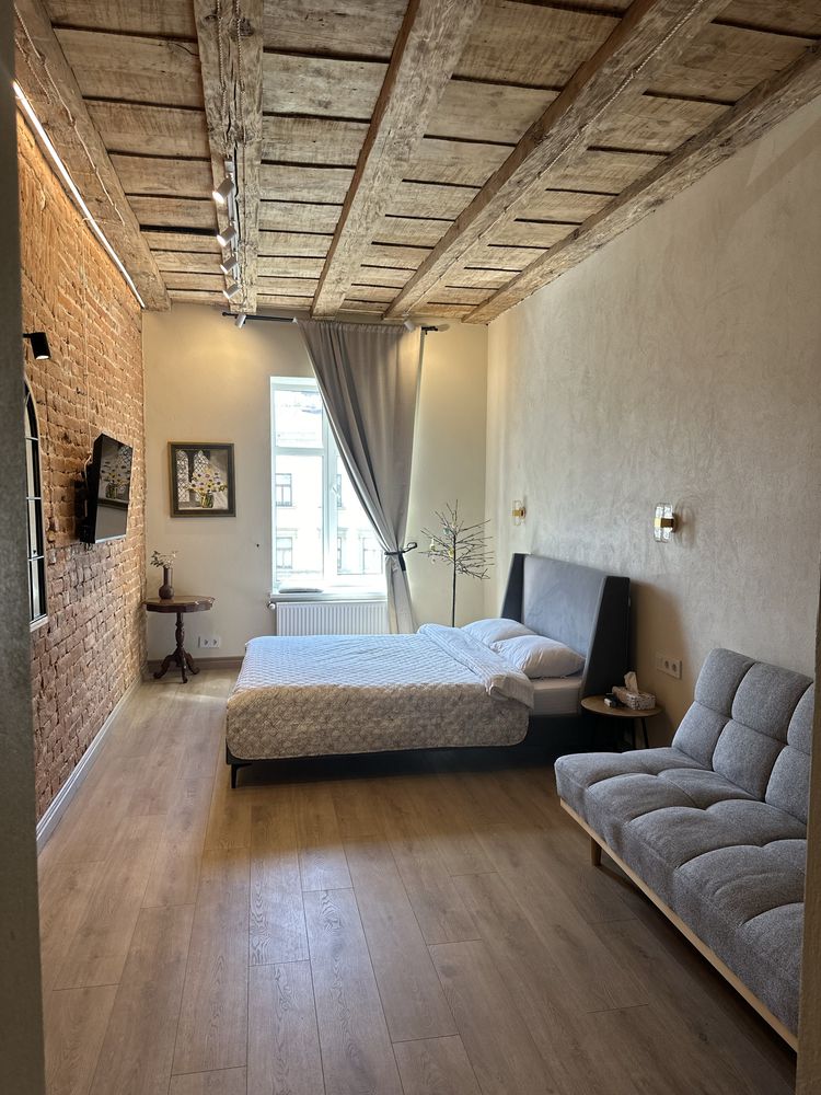 Spacious Loft-Style Apartment in Lviv City Center