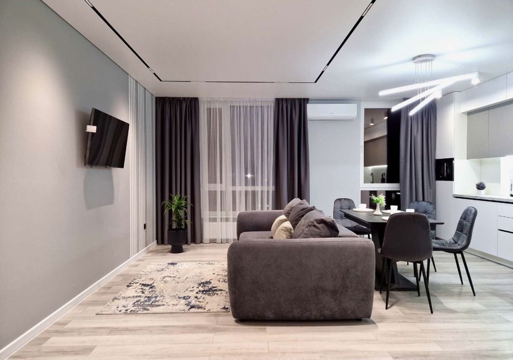 1-Bedroom Apartment with Kitchen Studio on Sichovykh Striltsiv Street