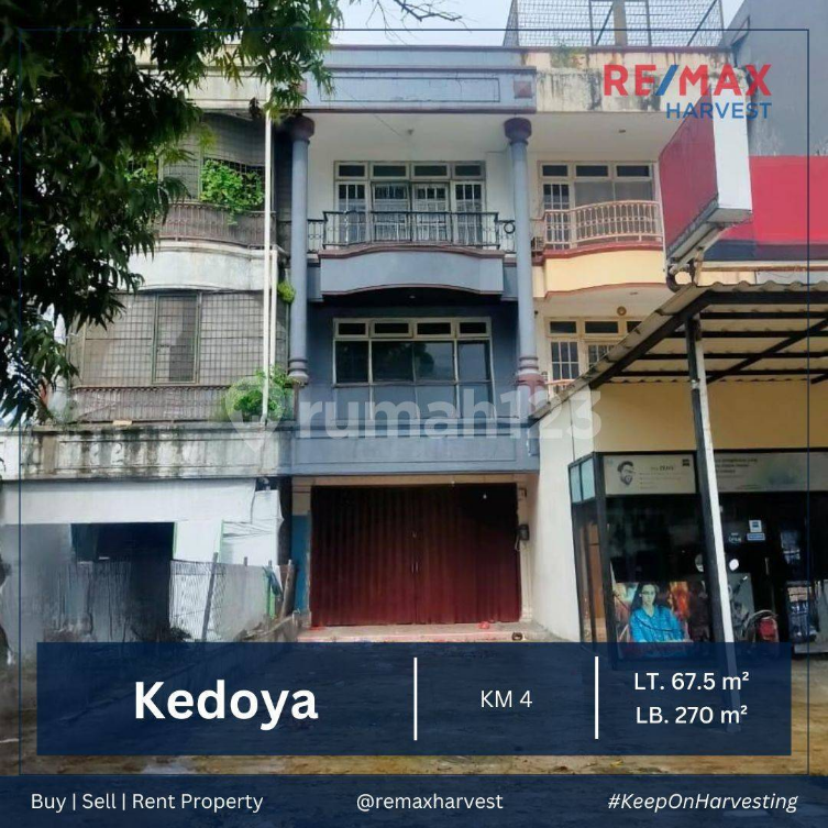 Spacious 4-Floor Commercial Building in Strategic Location