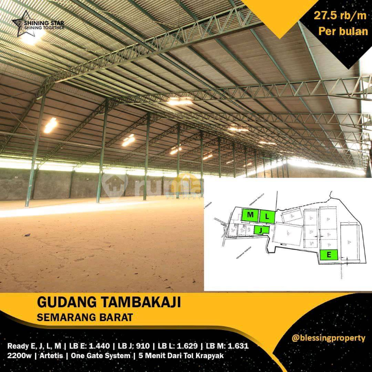 Large Industrial Warehouse in West Semarang