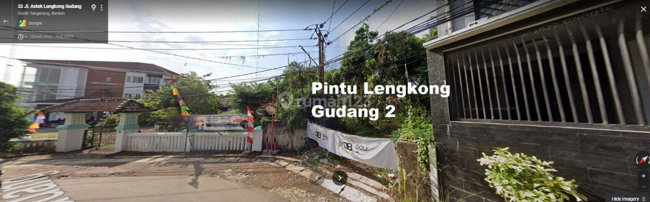 Large Land Plot with Access to Lengkong Gudang