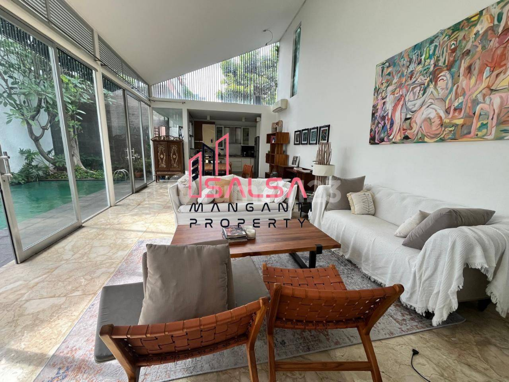 Modern House with Pool in South Jakarta