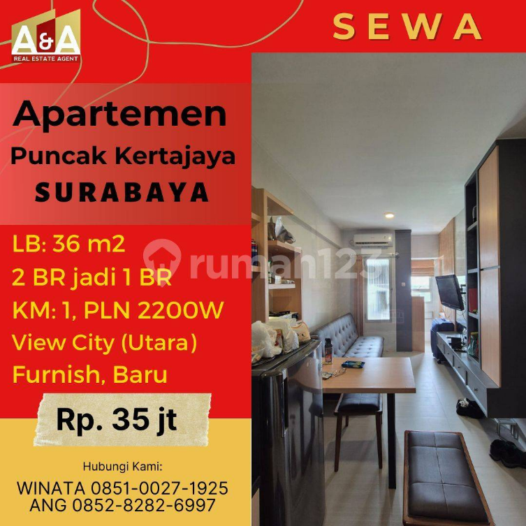 Modern Furnished 1BR Apartment with City View