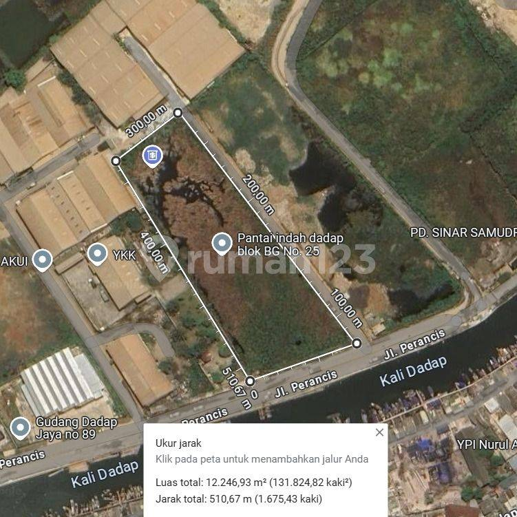Industrial Land for Rent Near PIK2 Toll