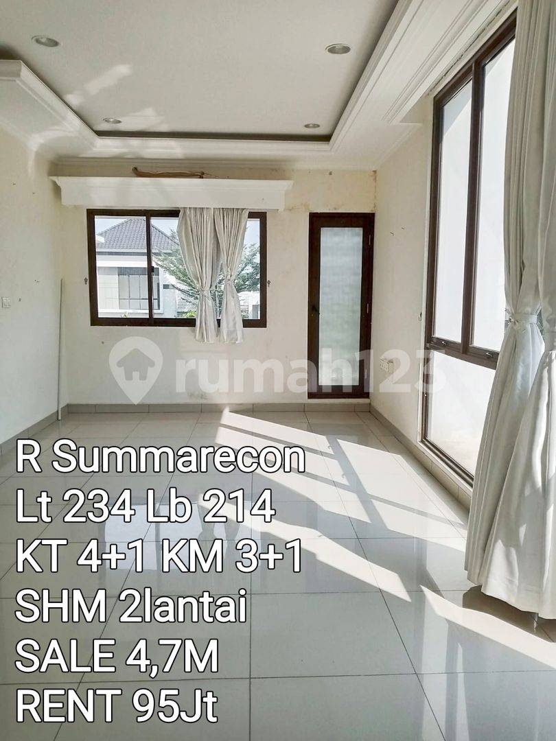 Strategically Located Summarecon Rental - Renovated 3-Bedroom Property