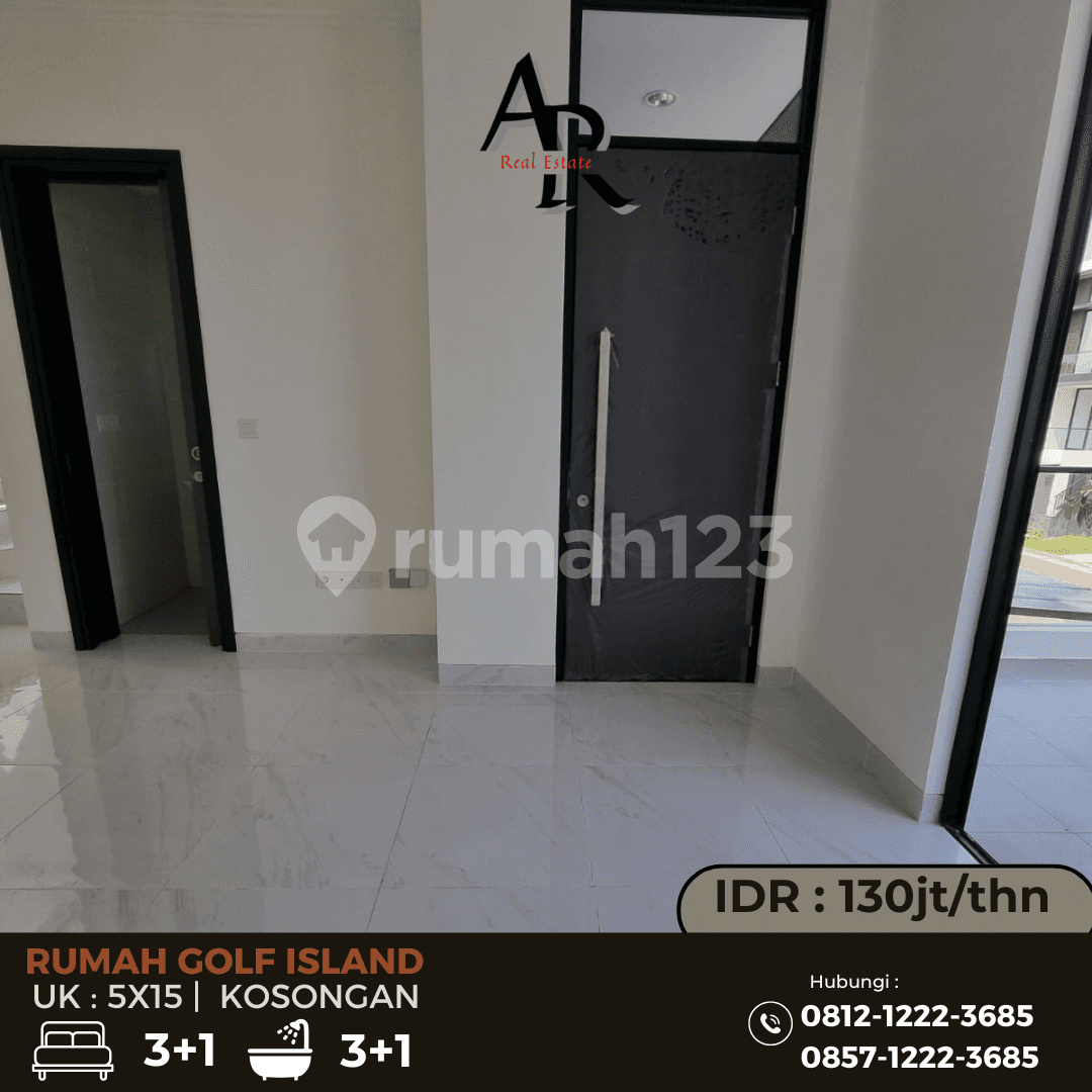 Жаңа Golf Island PIK үйі - 3 қабат, 3+1 жұмыс бөлмесі