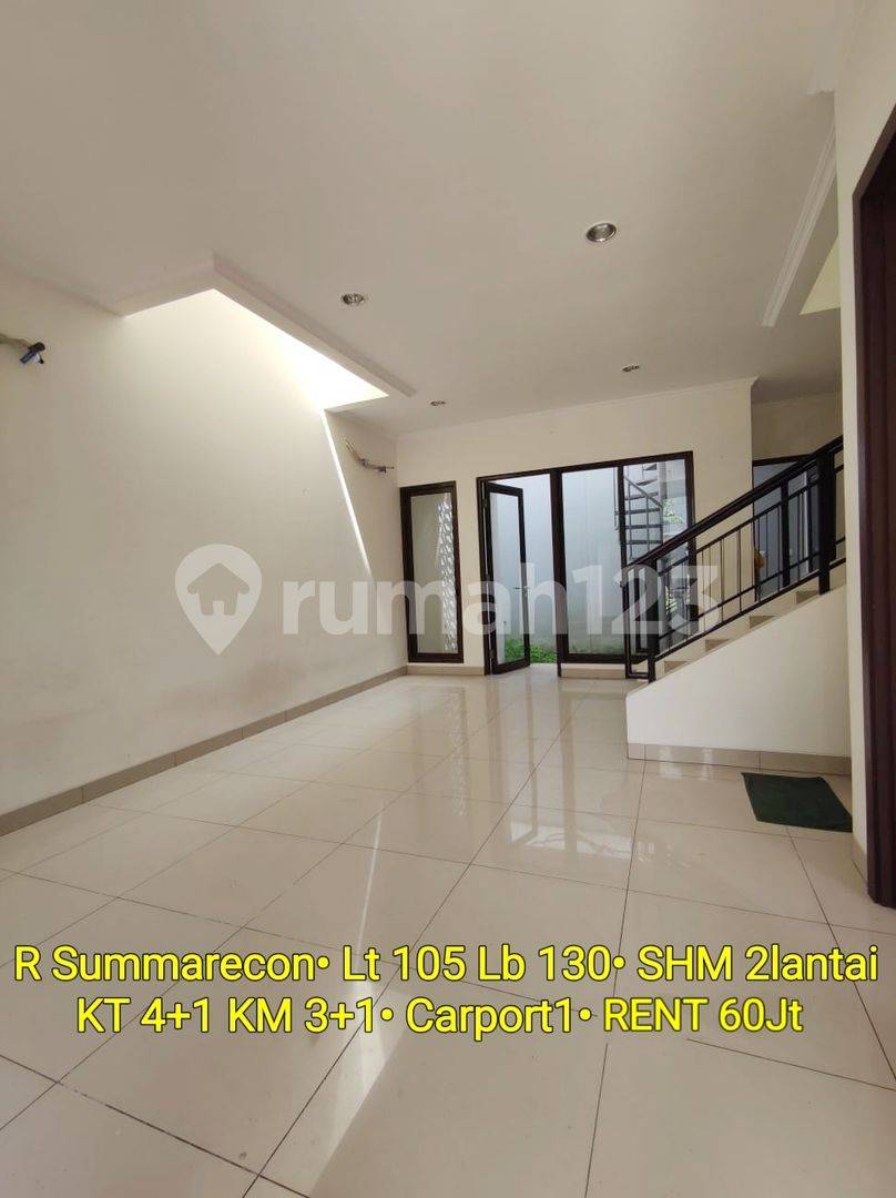 Strategically Located Summarecon Rental - Renovated 3-Bedroom Property