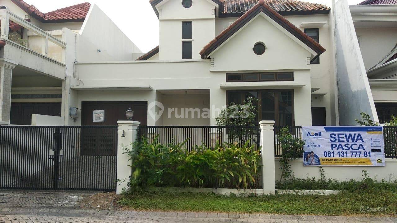 Main Road Puri Widya Utama House in Citraland Utama Surabaya