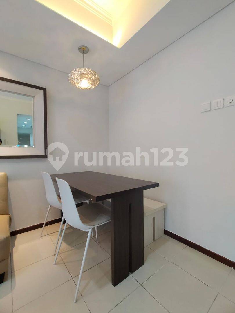 Royal Mediterania Garden Apartment - 2BR Fully Furnished with Pool View