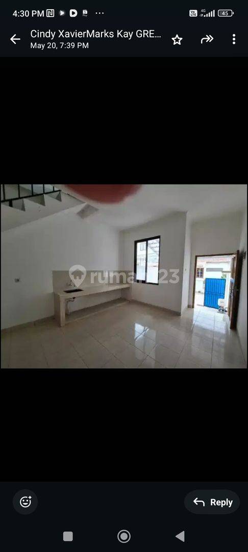 Кебон Джеруктегі 2 қабатты үй, 40м² жер учаскесі, 53м² ғимарат, 2 жатқа бөлме