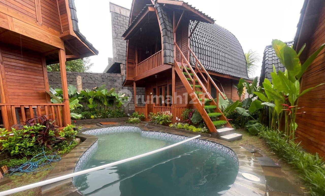 Brand New Villa Joglo in Canggu, Bali - Strategic Location with Rice Field View