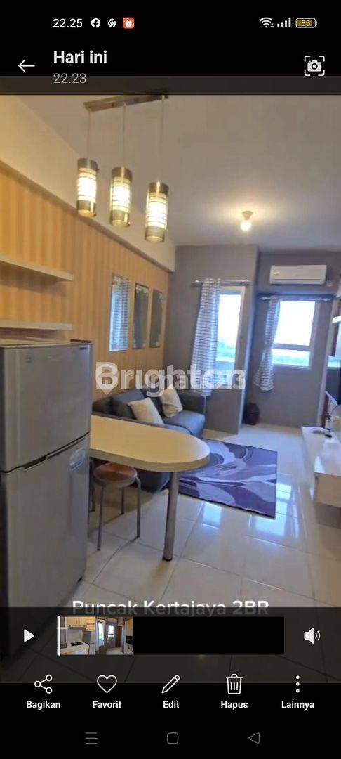 Puncak Kertajaya 2BR Fully Furnished Apartment in Surabaya