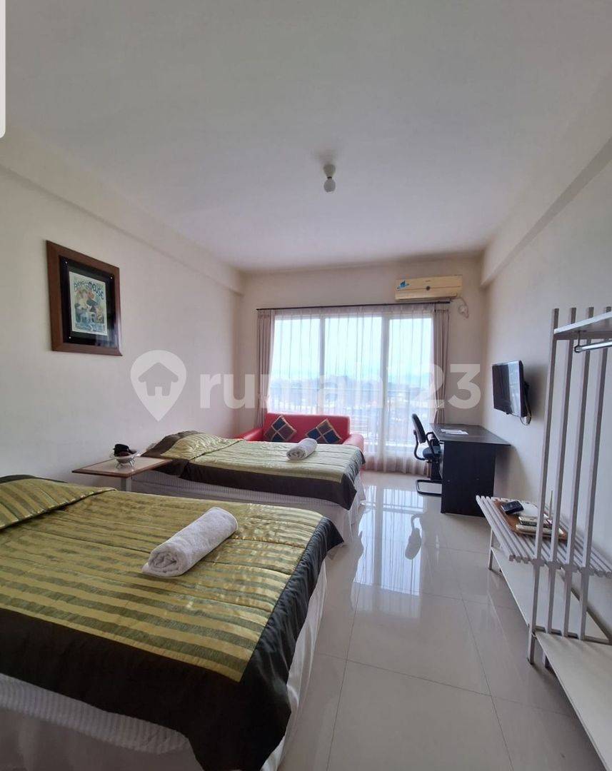 Studio Apartment at Gallery Ciumbuleuit, 33m2, Furnished