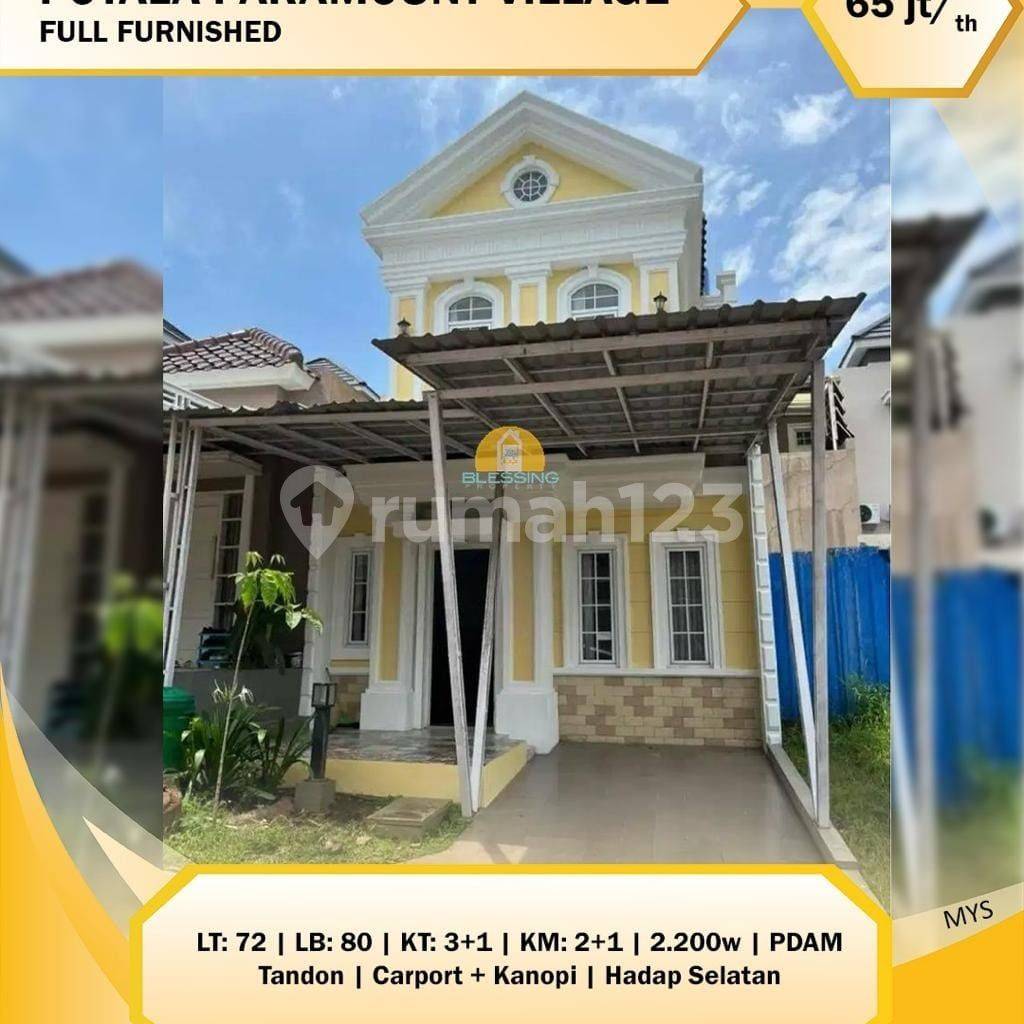 Fully Furnished House at Potala Paramount Village
