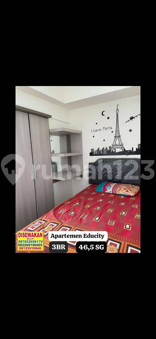 Educity Tower Stanford 3BR Fully Furnished Apartment